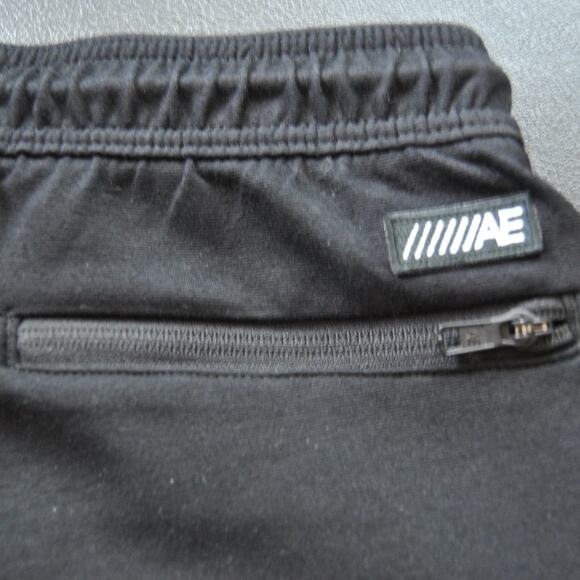 American Eagle Black Jogger Style Sweatpants with Drawstring Small - Picture 8 of 9